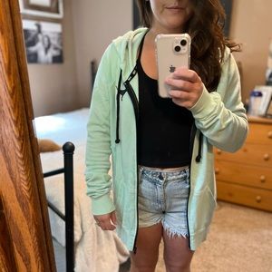 VS Pink oversized zip up